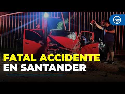 Trágico accidente en Barrancabermeja, Santander deja 2 muertos y 4 heridos tras violento choque