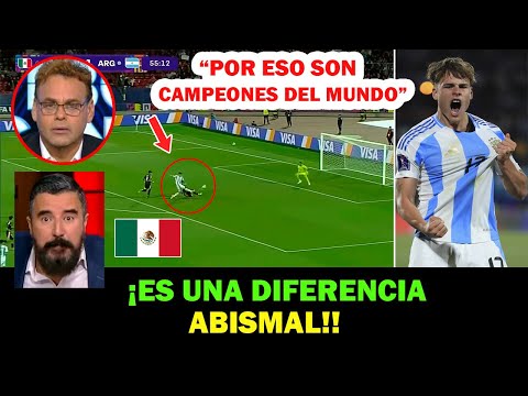 "THEY ARE FAR SUPERIOR" DESTROYED MEXICANS SURRENDER TO ARGENTINA, WORLD CUP ELIMINATED 2-0!!