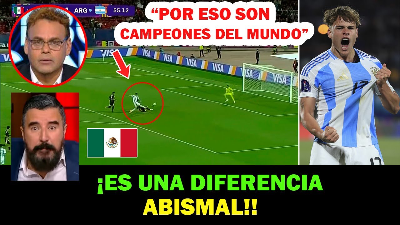 "SON MUY SUPERIORES" MEXICANOS DESTROZADOS SE RINDEN ANTE ARGENTINA ELIMINACIÓN DEL MUNDIAL 2-0!!