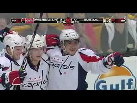 October 1, 2009- Alexander Ovechkin #8 Game Winning Goal vs Boston Bruins