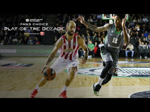 Round 2 winner, Fans Choice Play of the Decade: Vassilis Spanoulis
