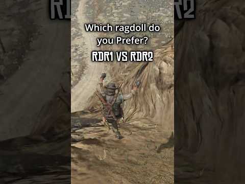 RDR1 VS RDR2 Ragdoll Physics Comparison