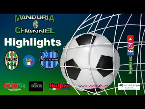 Highlights UG Manduria Sport - Cedas Avio Brindisi HD del 10/09/2020