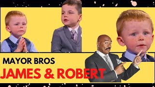 Cute Little brothers who are Mayor (Robert and James)