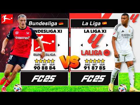 FC Bundesliga 🇩🇪 vs FC La Liga 🇪🇸 in FC 25! 👀⚽️ (Ligen Duell)
