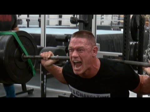 john cena workout 2015 WWE superstar