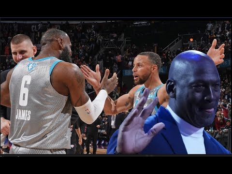 Michael Jordan Watches Lebron Drill Game Winner, Steph Drop 50 On 16 3s! ALL STAR GAME 2022 | FERRO
