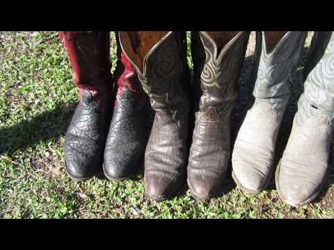 Elephant skin cowboy boots.Real, fake, & getting them to fit.