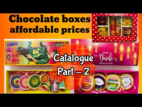 Empty Chocolate boxes for diwali