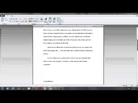 What should i write my compare and contrast essay on