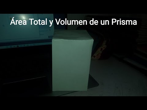 Área Total y Volumen De un Prisma Cuadrangular/ MARIA PAULA CARDENAS