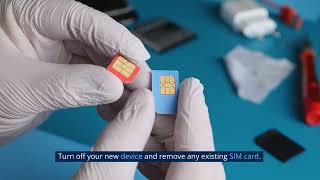 How to activate a Assurance Wireless SIM card on a new device?