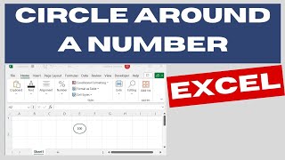 Put a Circle around a Cell in Excel