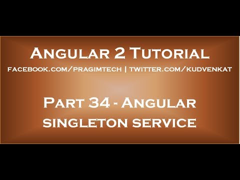 Angular Singleton Service