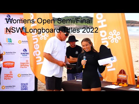 Womens Open (semi and final) - NSW Longboard Titles 2022