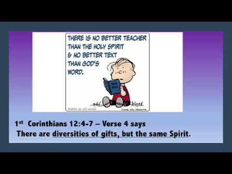 Spiritual Gifts for Restoration and Dicipleship