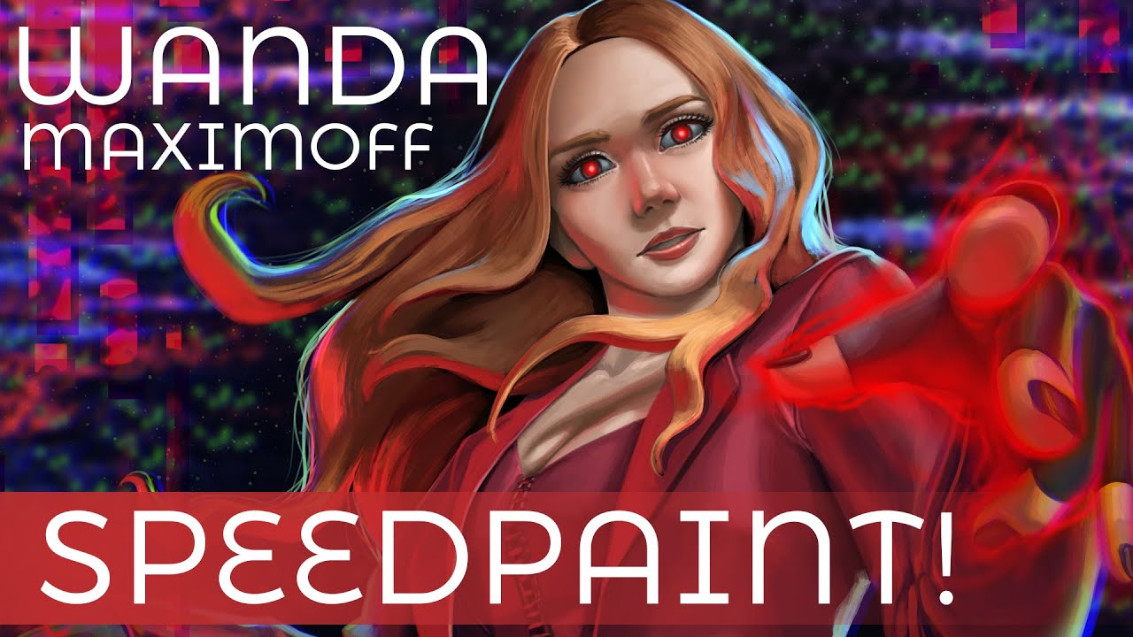 Wanda Maximoff Speedpaint Process