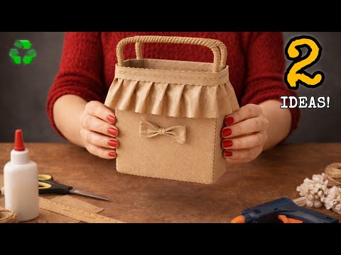 Super Beautiful but Low-Cost! ♻️ 2 DIY Space-Saving Ideas from Waste Material