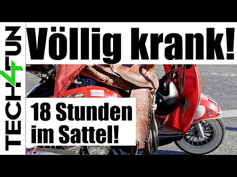 Ist der verrückt? | Mit 72 Jahren mit Mofa von Berlin nach Hamburg
