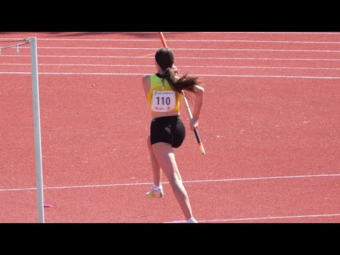Gaja Gerčar (SLO) Pole Vault Girls U18 290 cm 2nd Place Team Championships Nova Gorica 2025