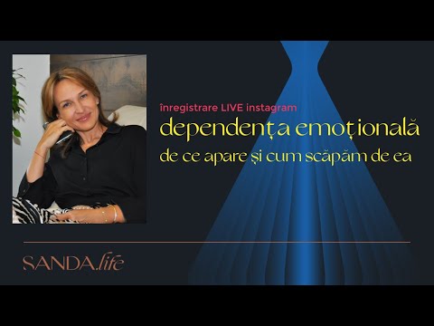 Dependența emoțională. De ce apare și cum scăpăm de ea (înregistrare live Instagram)