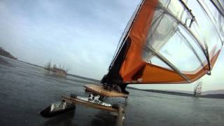 preview picture of video 'Iceboard Zalew Koronowski-Pieczyska 2013.03.07-09'