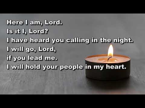 Here I am Lord (I the Lord of sea and sky) Lyric video (StF 663)