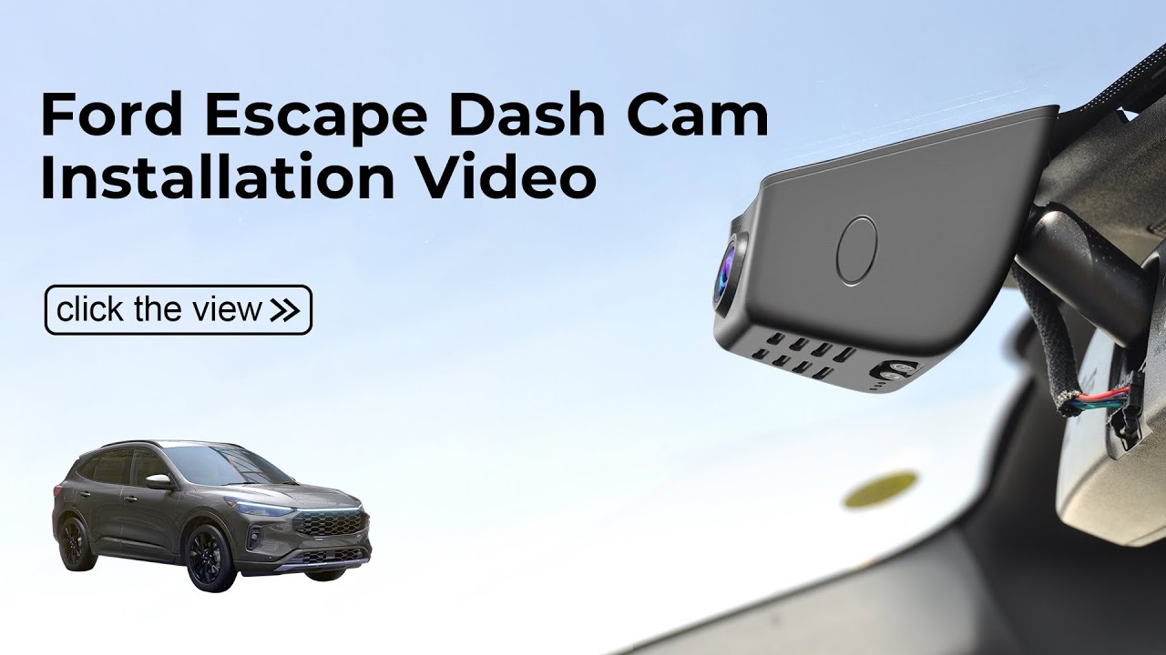  FORD Escape Gen4 2020-2026 Dash Cam 032D-1 Installation Video