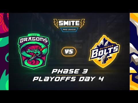 SMITE Pro League PHASE 3 PLAYOFFS: Jade Dragons Vs Olympus Bolts (Day 4)