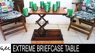 Extreme briefcase table