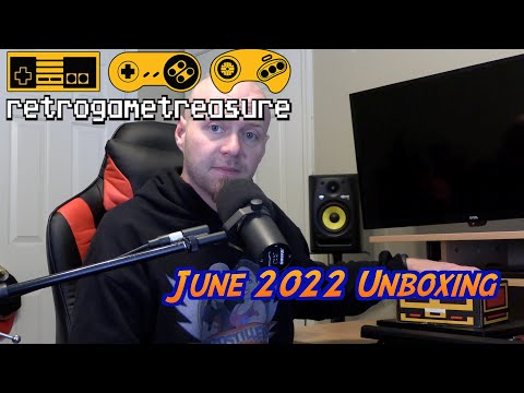 Retro Game Treasure - June 2022 Unboxing