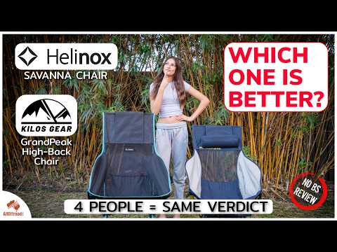 Kilos Gear Grand Peak vs Helinox Savanna Chair: The Ultimate  Showdown [2025] (Honest Comparison)