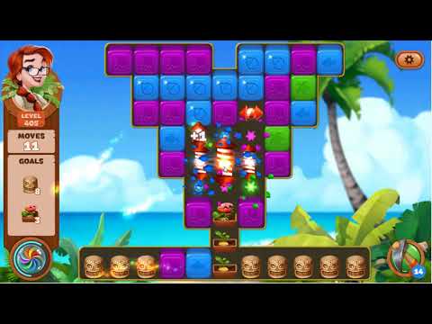 Lost Island Blast Adventure Level 405 - No Boosters