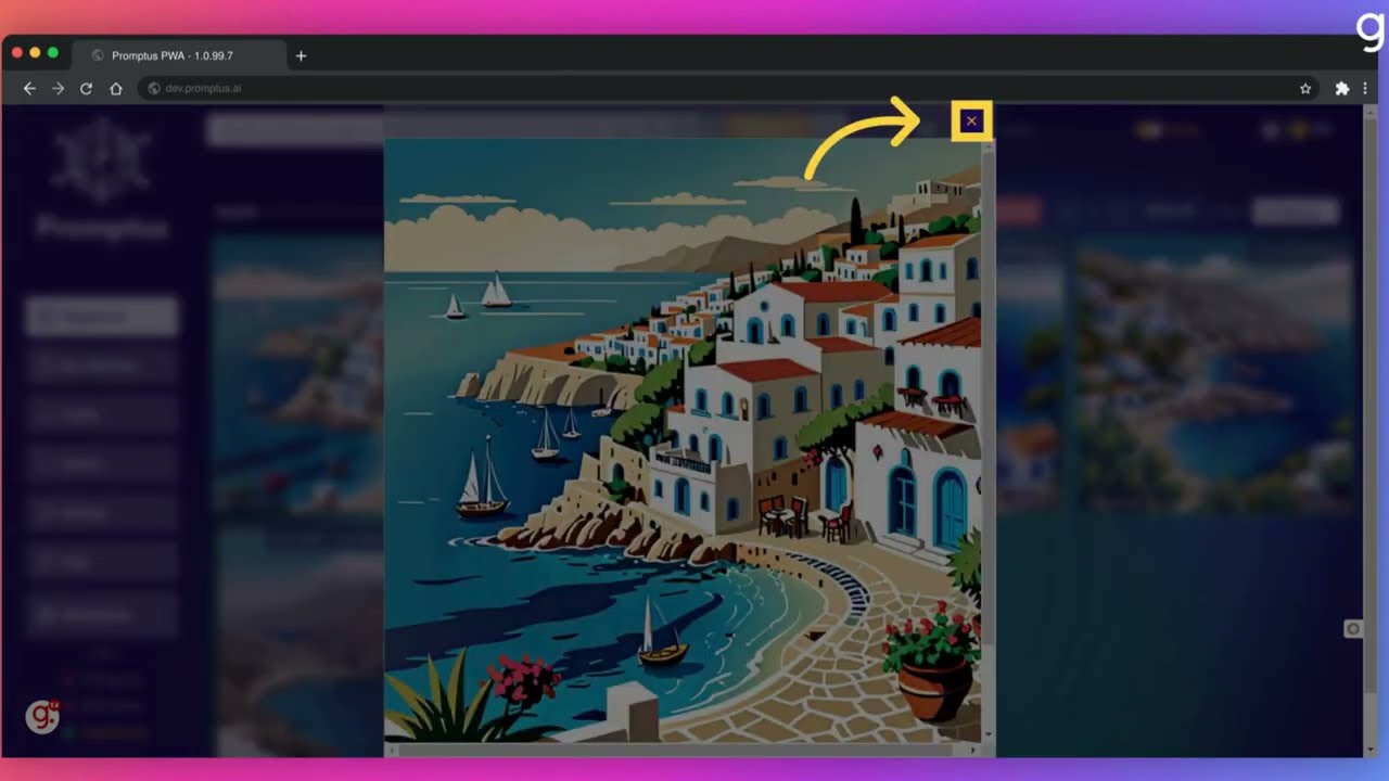 Promptus AI - Tutorial - How To Make An AI Image
