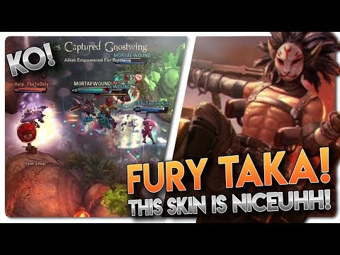 FURY TAKA SKIN GAMEPLAY!! Vainglory 5v5 Gameplay - Taka |CP| Jungle Gameplay