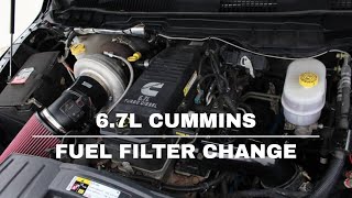 How to change both Fuel Filters on a 2015 RAM 6.7L Cummins