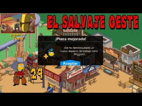 Los Simpson Springfield "El Salvaje Oeste, Cap. 29: "Plaza al nivel 10" por Tony