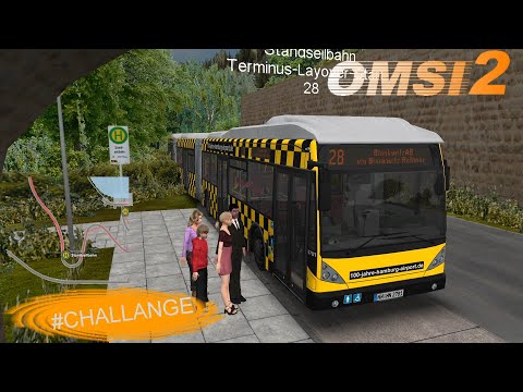 OMSI 2 #CHALLANGE➡️️DOPPELTE LÄNGE DURCH ENGE GASSEN[HD 60]