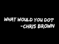 Chris Brown - What Would You Do?