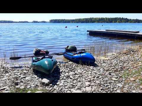 Unsere Rundreise durch Skandinavien 2021 Teil 5   - Unsere erste Packraftingtour