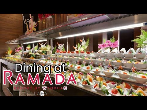 DINING AT RAMADA RESORT LARA ANTALYA ALL INCLUSIVE DINING TURKISH FOOD TOUR BREAKFAST DESSERTS MAIN