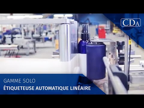 Etiqueteuse industrielle 1 étiquette pour pots flacons bouteilles Solo 1500/2500
