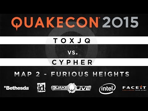 toxjq vs. Cypher - Map 2 - Furious Heights (QUAKECON 2015 DUEL)