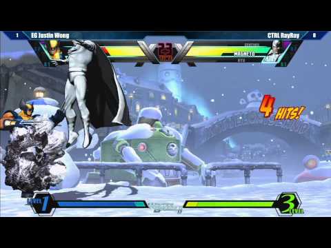 UMVC3 Loser's Final EG Justin Wong vs CTRL RayRay - Winter Brawl 8 Tournament