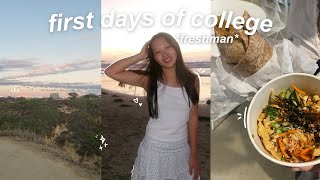 FIRST DAYS OF COLLEGE *freshman at ucsd* 📓 campus life, classes, events