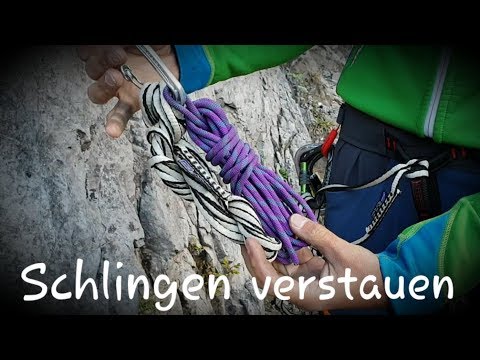 Collect and stow the cord and sling