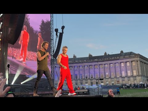 The One and Only (feat. Chesney Hawkes) - Robbie Williams - Royal Crescent, Bath, UK, June 14, 2025