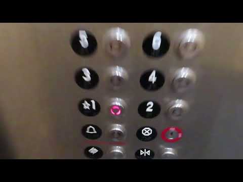 Strange OTIS traction elevators (Tower) at Physical Sciences building, OU, Norman OK