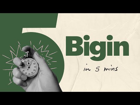 Video thumbnail: All you need to know about Bigin | A quick five-minute guide
