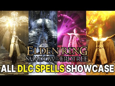ELDEN RING: All New DLC Spells Showcase (42 Incantations and Sorceries Showcase)